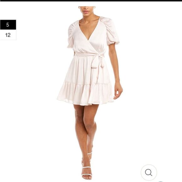 TED BAKER PUFF SLEEVE DRESS SIZE 2 - US 4-6 - Picture 1 of 10